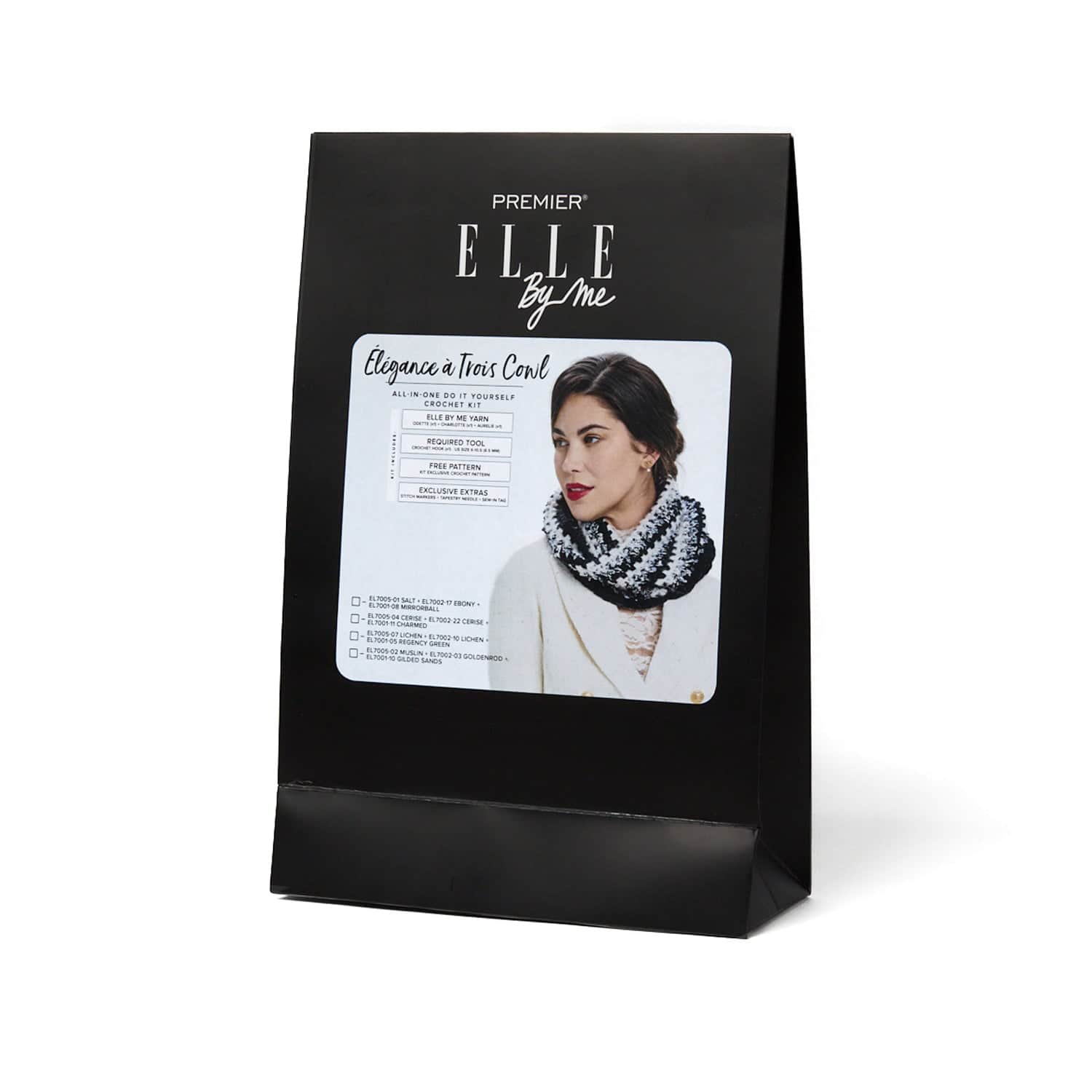 ELLE by Me Elegance a Trois Cowl Crochet Kit - Image 4
